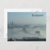 Carte Postale Brouillard sur le Danube (Devant / Derrière)