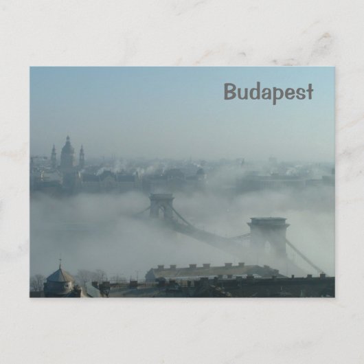 Carte Postale Brouillard sur le Danube (Devant)