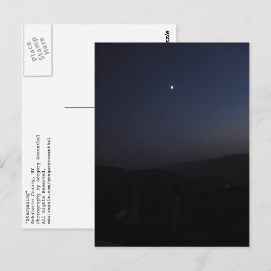 Carte Postale broutage (Devant / Derrière)