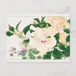 Carte Postale Browallia, Hibiscus par Tanigami Konan