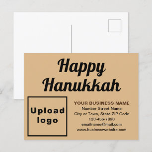 Carte postale Brown Business Hanoukka Light