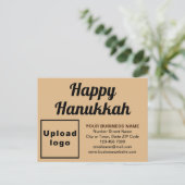 Carte postale Brown Business Hanoukka Light (Debout devant)