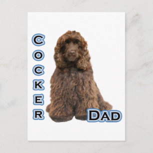 Carte Postale Brown Cocker Spaniel Papa 4