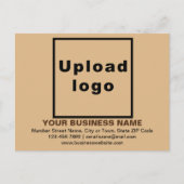 Carte postale Brown de marque commerciale (Devant)