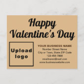 Carte postale Brown de Saint-Valentin (Devant)