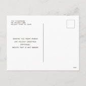 Carte postale Brown et blanc scandinave (Dos)