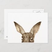 Carte postale Brown Hare II (Devant / Derrière)