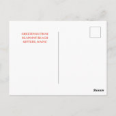 Carte Postale Brown Kittery Seapoint Beach Maine Nature (Dos)