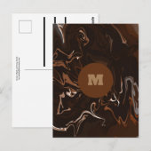 Carte Postale Brown, noir et gris (Devant / Derrière)