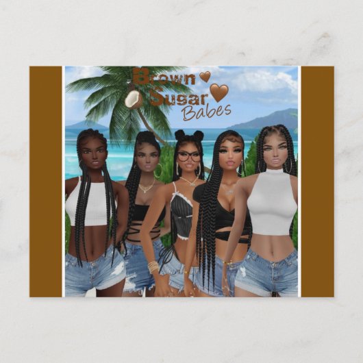 Carte postale Brown Sugar Babes 2 (Devant)