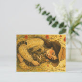 Carte Postale Brown Tabby Cat Mom (Debout devant)