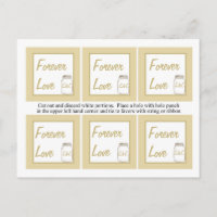 Brown/Tan Mason Jar Wedding Favor Tags