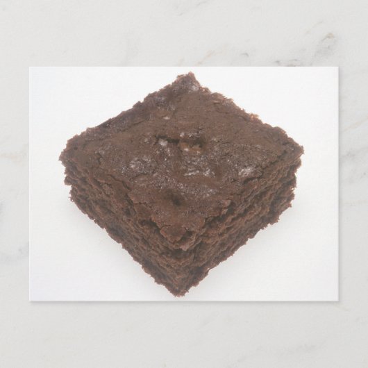 Carte Postale Brownie au chocolat (Devant)