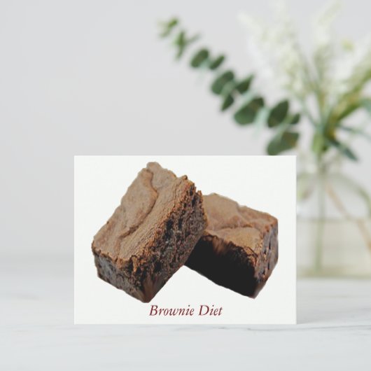 Carte Postale Brownie Diet (Debout devant)