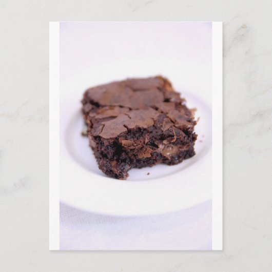 Carte Postale Brownie Savoureux (Devant)