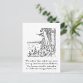 Carte Postale Brownies Au bord du lac (Debout devant)