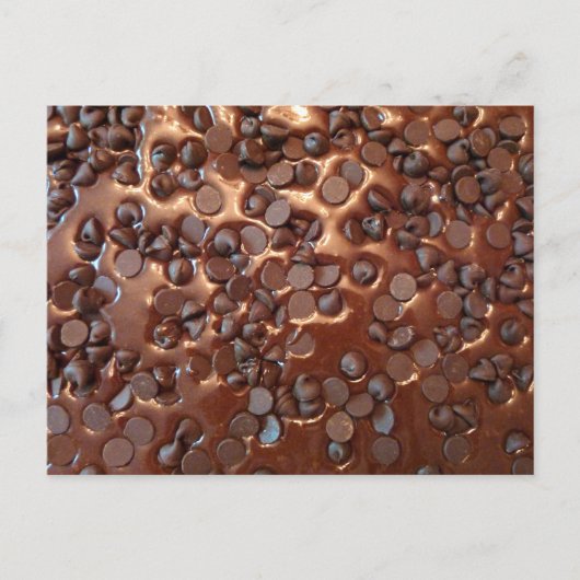 Carte Postale Brownies de chips au chocolat (Devant)