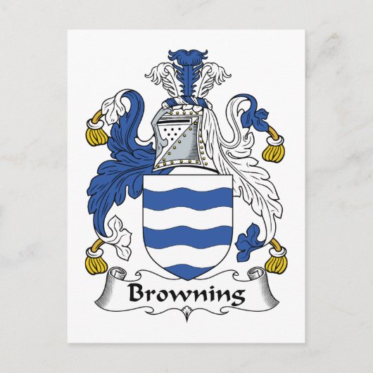 Carte Postale Browning Family Crest (Devant)