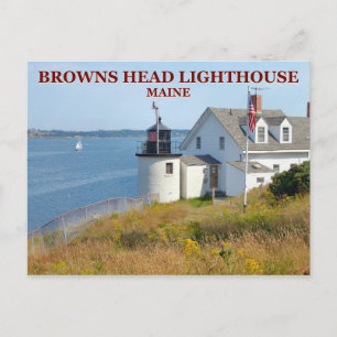Carte Postale Browns Head Lighthouse, Maine Postcard