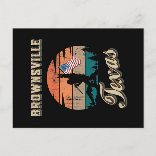 Carte Postale Brownsville Texas (Devant)