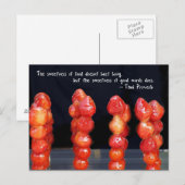 Carte Postale Broyeurs à fraises en canne (Devant / Derrière)