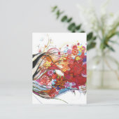Carte Postale Bruant graphique (Debout devant)