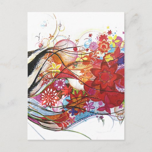 Carte Postale Bruant graphique (Devant)