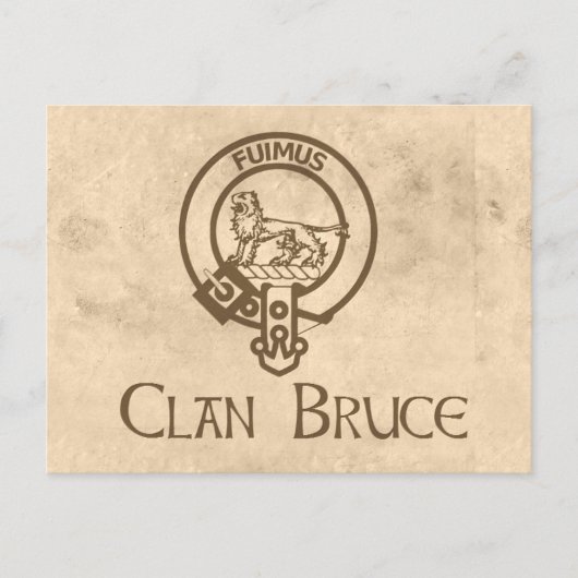 Carte Postale Bruce Crest Vintage (Devant)