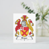 Carte Postale Bruce Family Crest (Debout devant)