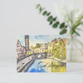 Carte Postale Bruges Belgique (Debout devant)