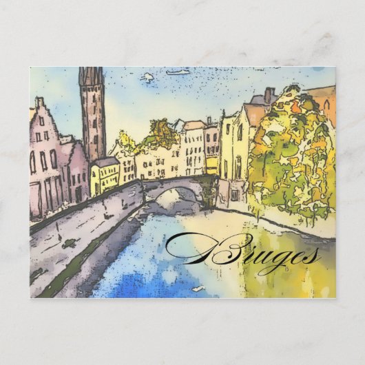 Carte Postale Bruges Belgique (Devant)