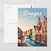 Carte Postale Bruges Belgique (Devant / Derrière)