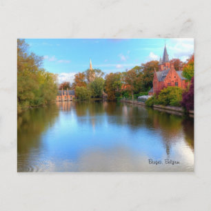Carte Postale bruges, belgium postcard