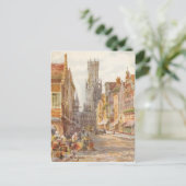 Carte Postale Bruges, la tour Carrillion (Debout devant)