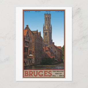 Carte Postale Brugge - Le Beffroi