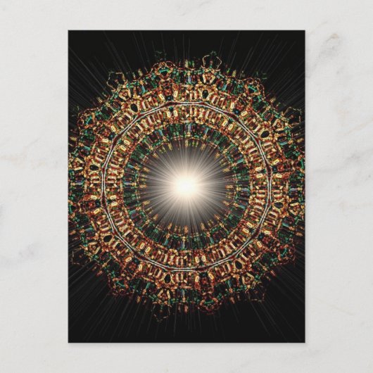 Carte Postale Brûlage de verre tendu (Devant)