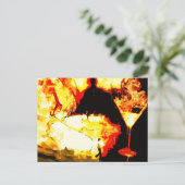 Carte Postale brûlé. (Debout devant)