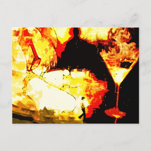 Carte Postale brûlé. (Devant)