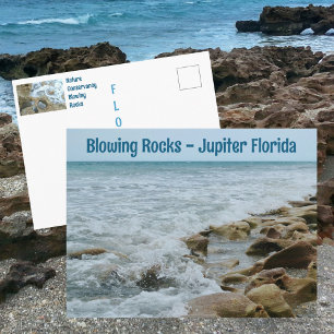 Carte Postale Brûler Rocks Conservancy Jupiter FL Photographie