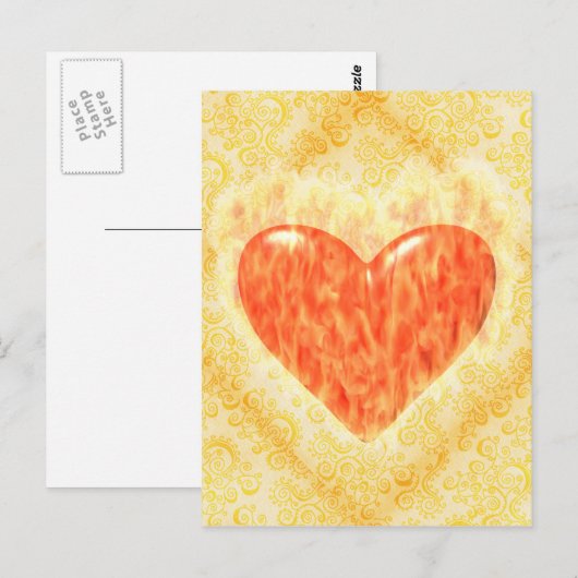 Carte Postale Brûlure (Devant / Derrière)