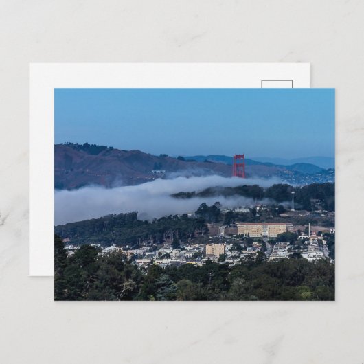 Carte Postale Brume de San Francisco (Devant / Derrière)