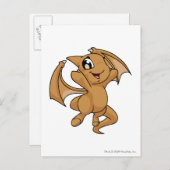 Carte Postale Brun de Shoyru (Devant / Derrière)