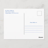 Carte Postale Brunch Baby shower à main levée Whimsical (Dos)