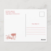 Carte Postale Brunch Baby shower à main levée Whimsical (Dos)