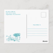 Carte Postale Brunch Baby shower à main levée Whimsical (Dos)