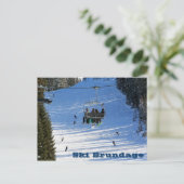 Carte Postale Brundage de ski (Debout devant)