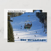 Carte Postale Brundage de ski (Devant / Derrière)