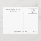 Carte Postale Brundage de ski, McCall, Idaho (Dos)