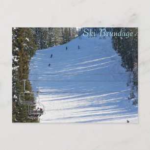 Carte Postale Brundage de ski, McCall, Idaho