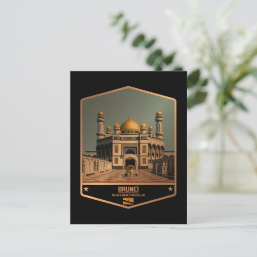 Carte Postale Brunei (Debout devant)